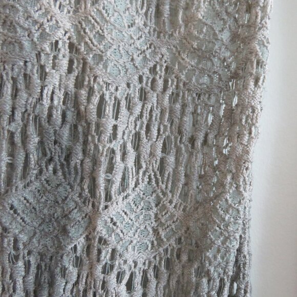 EBERJEY Free Spirit Margaux Crochet Ombre Ombre Cover Up Boho Flare Pant Sz S/M - Picture 10 of 14